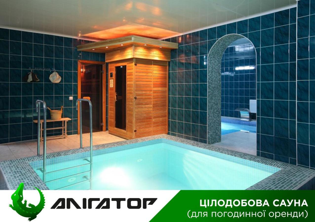 Hotel Aquapark Alligator Ternopil Exterior foto